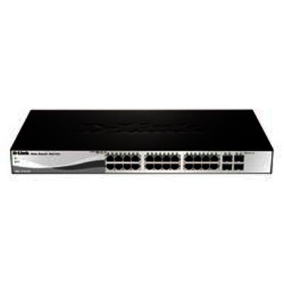 D-Link DGS-1210-24 24-port Gigabit Smart Switch with 4 SFP P D-Link DGS-1210-24 24-port Gigabit Smart Switch with 4 SFP P
